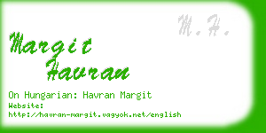 margit havran business card